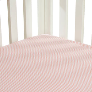 Isabella Fitted Sheet (Pink Gingham)