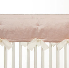 Anastasia Cream Convertible Crib Rail Protector - Short (Set of 2) (Pink) Glenna Jean