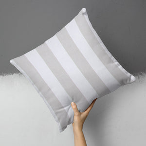 First Flight Baby Pillow-Grey Stripe Glenna Jean