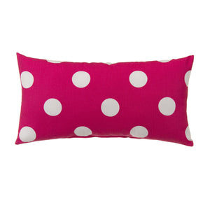 Pillow-Rectangular Pink Dot Glenna Jean