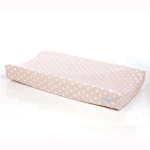 Victoria Changing Pad Cover (Pink/white dot) Glenna Jean