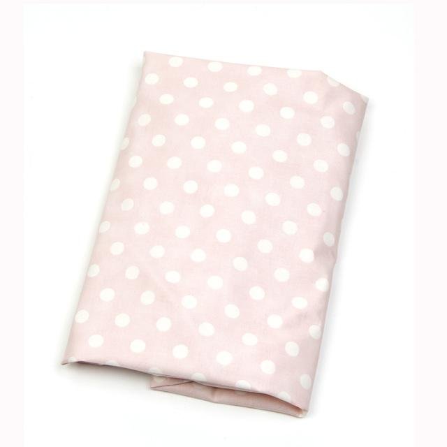 Victoria Crib Fitted Sheet - Pink Dot Glenna Jean